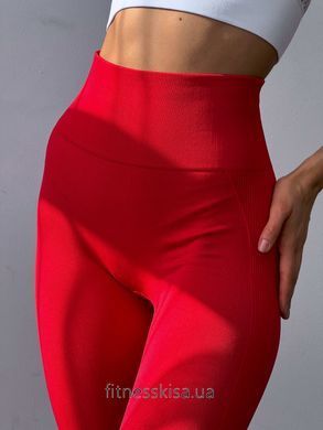 Лосіни червоні жіночі Пуш Ап